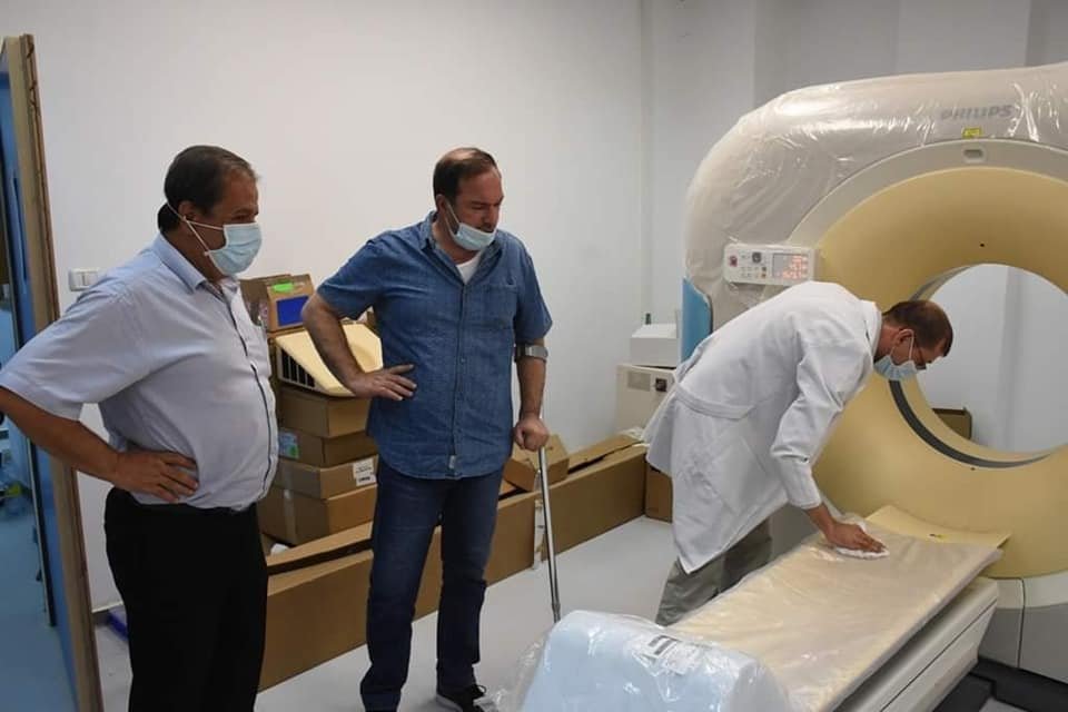 محافظ سلفيت في مستشفى ياسر عرفات