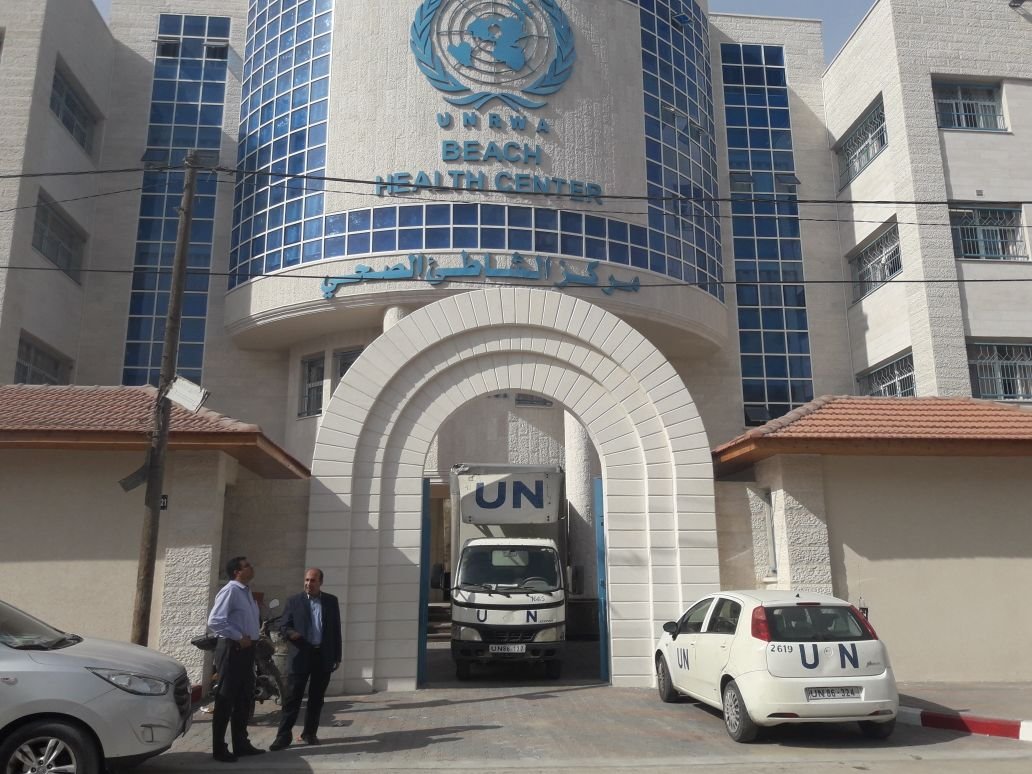 عيادة الشاطئ غرب مدينة غزة