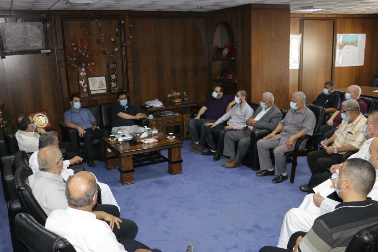 لقاء رئيس سلطة الطاقة ورؤساء لجان الأحياء بغزة