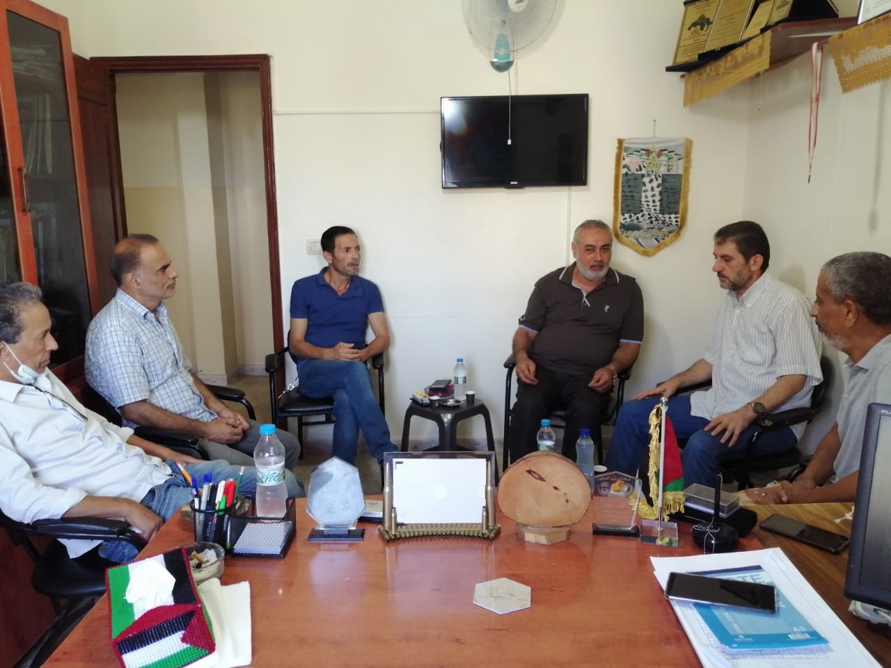 اللجنة الشعبية في عين الحلوة تستقبل قائد القوة الفلسطينية المشتركة