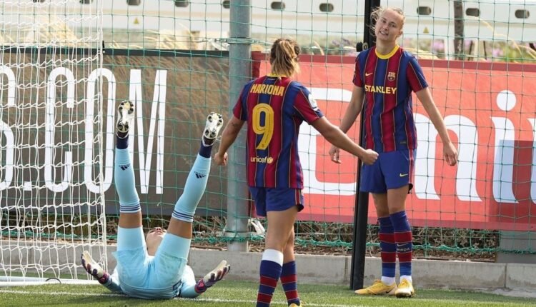 أهداف سيدات برشلونة وريال مدريد