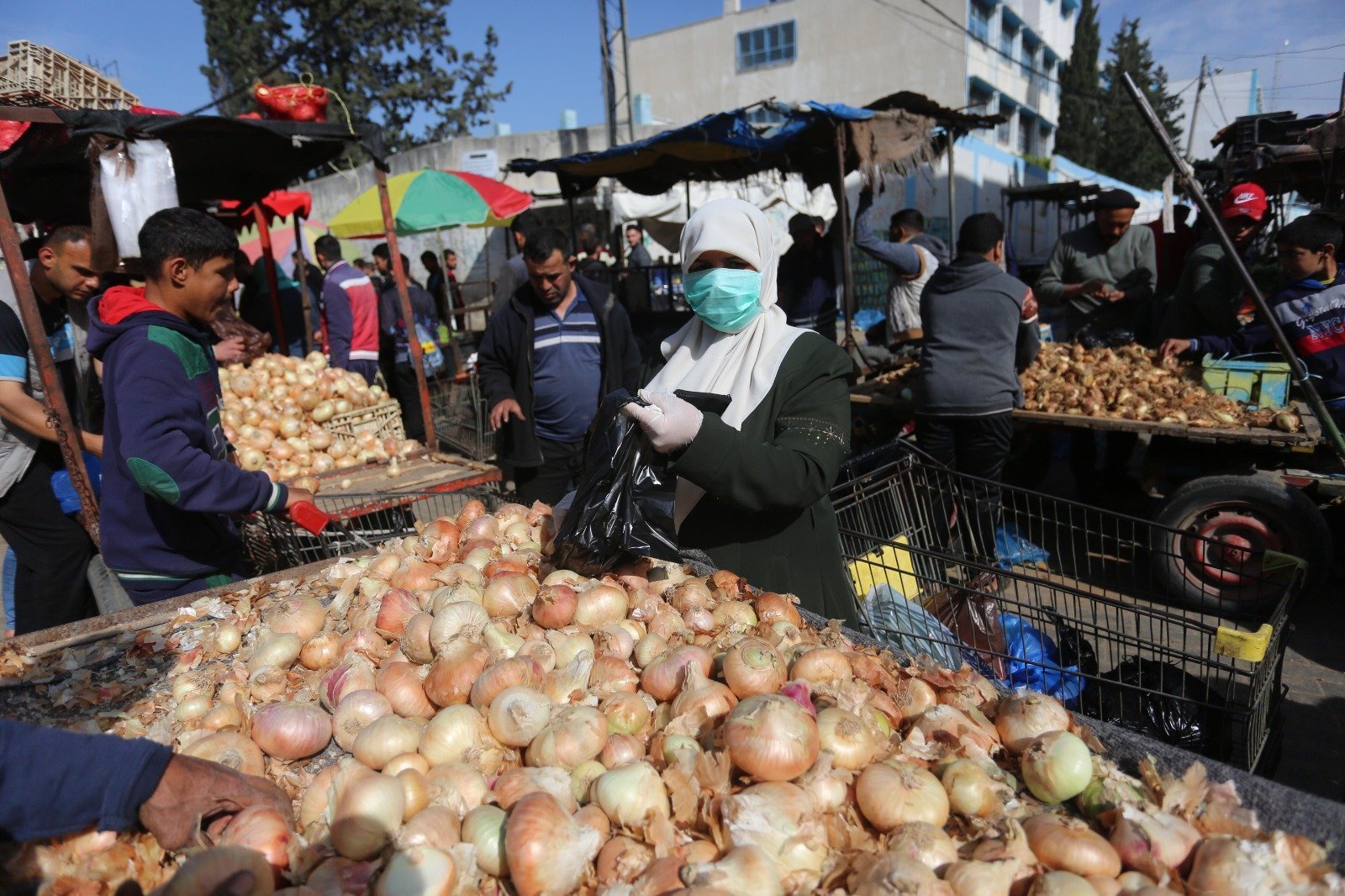 سوق في غزة - ارشيف