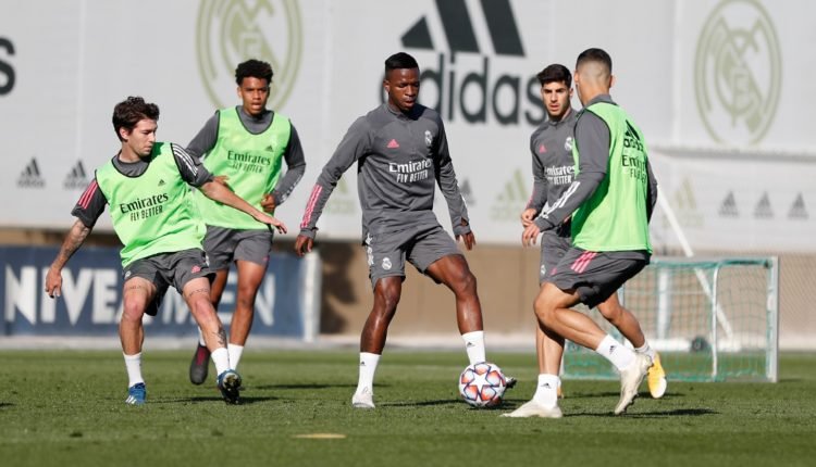 ريال مدريد استعداد لمباراة انتر ميلان