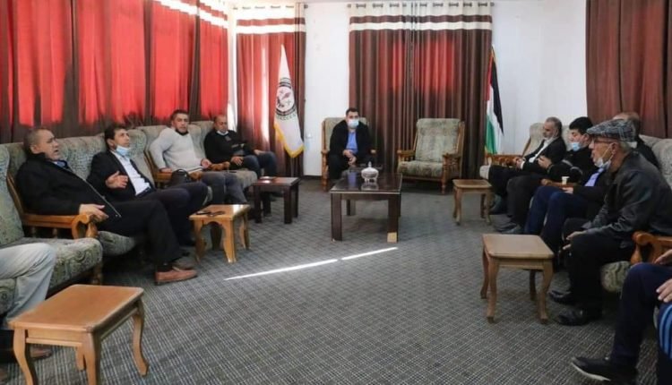 لقاء هنية ورؤساء أندية غزة