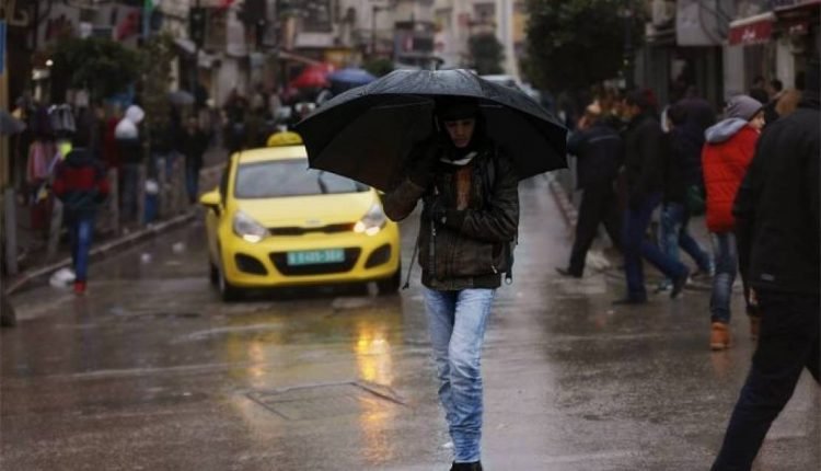 منخفض جوي وأمطار - الطقس