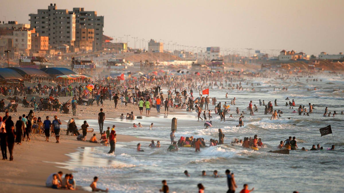 طقس فلسطين - بحر غزة