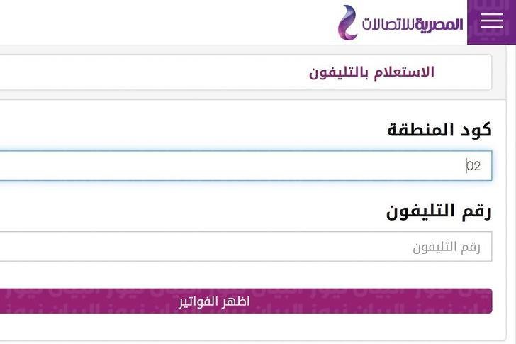 الاستعلام عن فاتورة التليفون الارضي شهر ابريل 2022 في مصر