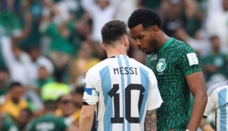 ماذا قال اللاعب السعودي البليهي لميسي في الملعب ؟