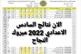 نتائج سادس ادبي 2023 دور اول في العراق
