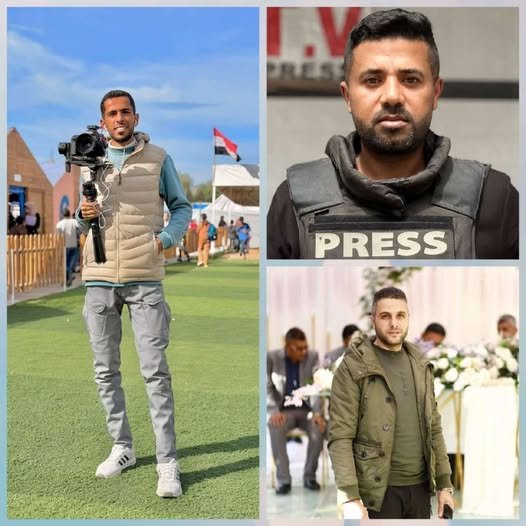 3 شهداء في استهداف مركبة إعلاميين من اللجنة المصرية وسط القطاع