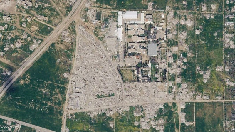 صور جوية تكشف عن “دمار شامل” جنوب قطاع غزة