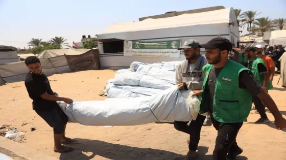 توزيع خيام جديدة لأكثر من 70 أسرة نازحة في دير البلح بعد احتراق خيامهم