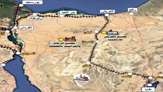 خط سكك حديدية مصري يثير قلق إسرائيل